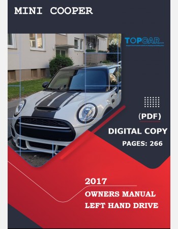 mini cooper 2017 owners manual